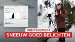 sneeuw fotograferen